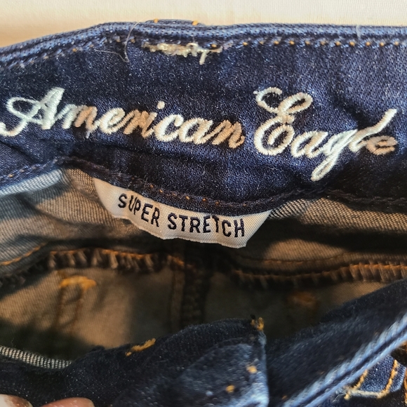 American Eagle Outfitters Super Stretch Disstressed Denim Jeans - Picture 6 of 8